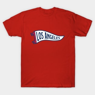 Los Angeles Pennant - Red T-Shirt